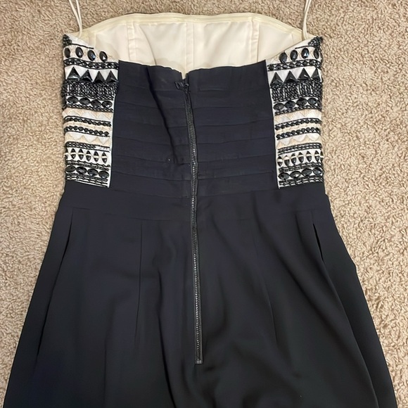 Alice + Olivia beaded strapless wide leg high waist jumpsuit it’s 4 NWT - Picture 13 of 15